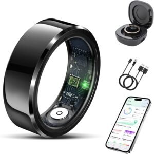 Smart Ring for Women Men-Wearable Fitness Tracker with Sleep Tracking Heart Rate Blood Oxygen Healthy Monitor Ring